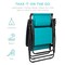 Best Choice Products Folding Zero Gravity Recliner Patio Lounge Chair w/ Canopy Shade, Headrest, Tray
